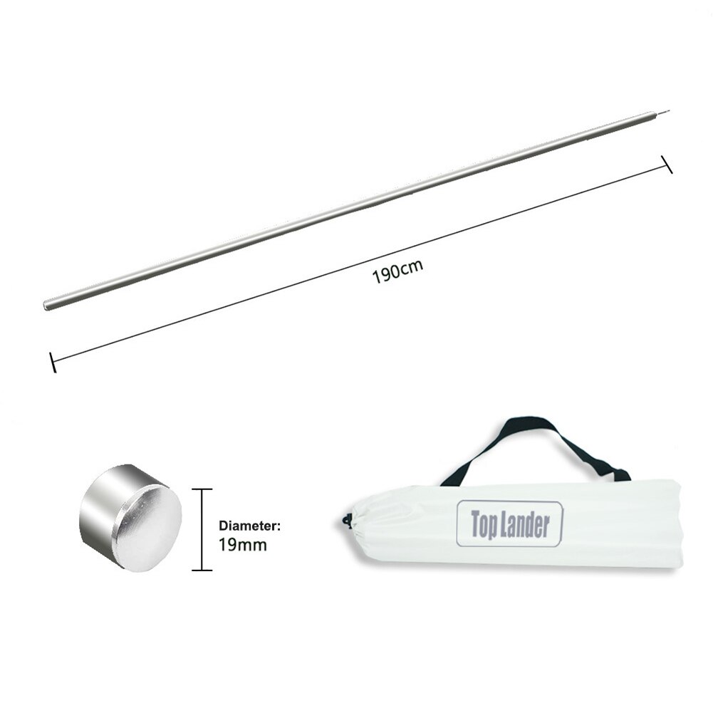 Cheap Goat Tents 10pcs Outdoor Camping Tent Awning Pole Aluminum Adjustable Canopy Support Rod Aluminum Alloy Support Rod Stick Tent Accessories   